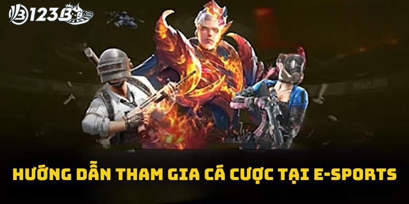 Hướng dẫn tham gia cá cược tại sảnh E-sports 123B