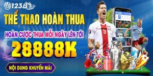 Khuyến mãi thể thao 123B hoàn thua