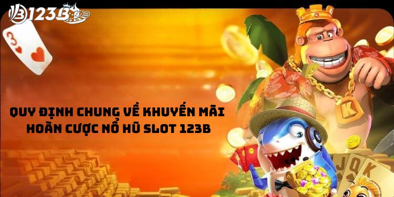 Quy định chung về khuyến mãi hoàn cược nổ hũ slot 123B